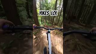Went off the trail a bit there  #downhillmtb...
