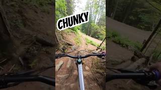 Chunky Rock Rolls back to back #downhillmtb...
