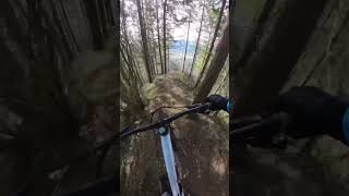 It gets steep here #downhillmtb...
