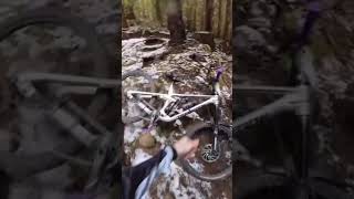 Whoops. Double Black trails in the snow....