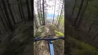 Steep with exposure #mountainbiking #mtbiking...