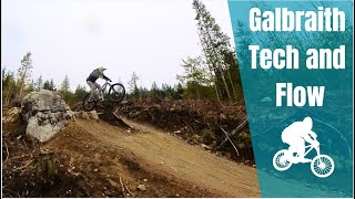 Mountain Biking in Bellingham, riding wet tech...