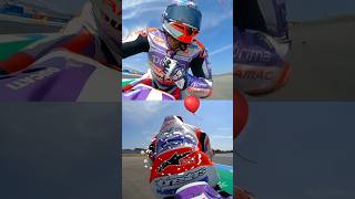 When the race suit airbag goes off...