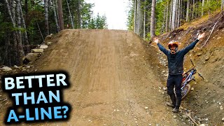 ALL NEW HUGE JUMP LINE at Whistler Bike Park!...