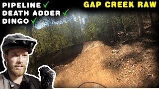 GAP Creek MTB | RAW RUN | Dingo, Pipeline,...