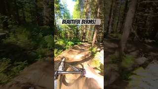 Trying to go fast thru here and the berms are...