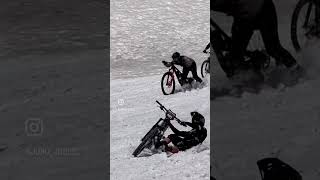 Riding Down a GLACIER!!