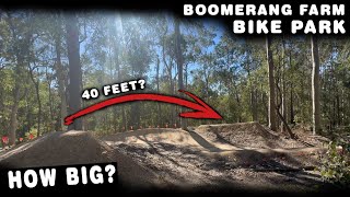 How big are the features at boomers? |...