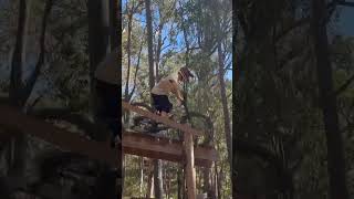 Dropppin #mtb #boomers #boomerangfarmbikepark...
