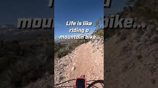 Life is Like riding a mountain bike