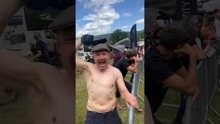 Crazy guy at Dh mtb race  #crazyguy #dhmtb #racing