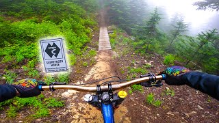 Descending into the clouds - Best Lap down...