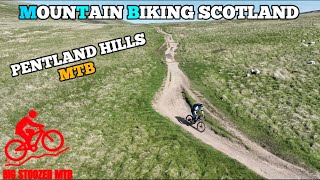 Pentlands MTB trails. Downhill mtb. Single...