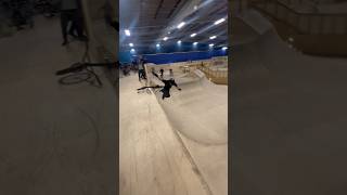 I nearly died on my Bmx  #bmx #skatepark...