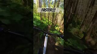 More speed can sometimes make the trail smoother.