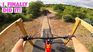 I FINALLY RODE DOWN THIS CRAZY STEEP ROLL IN!