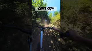 When it’s so dusty you can’t see the trail!