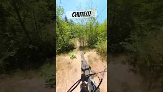 Nice chute to finish the run!