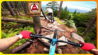 Riding Technical Quebec Terrain On My Trail...