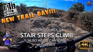 MTB Riding Stair Steps Climb | New Trail...