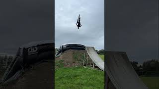 Epic Slopestyle MTB Trick!! #shorts