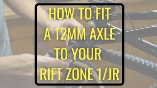 Convert your Marin Rift Zone 1 to 12mm and UDH...