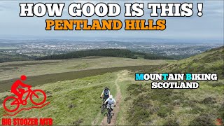 Scotland's Pentland Hills: MTB Downhill....