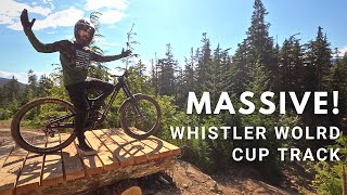 Whistler New World Cup Track is what DH tracks...