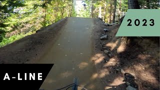 FULL LAP DOWN A-LINE - Whistler Mountain Bike...