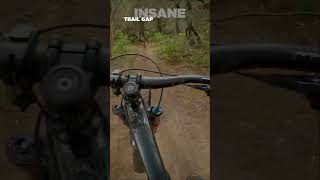 MASSIVE TRAIL GAP #shorts #mtb #mtbjumps...