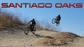 First time Mountain Biking Santiago Oaks with...