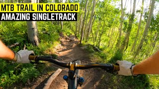 Riding Aspen-Filled Strand Hill Colorado...