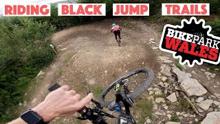 RIDING BLACK FREERIDE LINES AT BIKEPARK WALES!