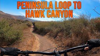 Peninsula Loop to Hawk Canyon - Mountain...