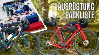 Bikepacking Sommer PACKLISTE