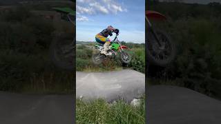 KLX110 on tarmac pumptrack ✊ #klx #pumptrack...