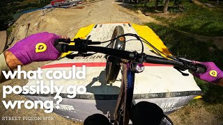An AVERAGE mountain biker attempts the BIGGEST...