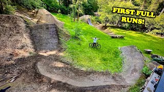 We Finished the Back Garden Dirt Jump Line!