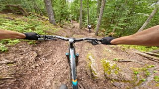Pauls Plunge and Mango in Copper Harbor