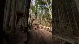 Icy landing #mtb #freeride