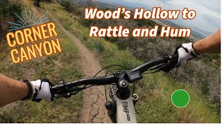 Corner Canyon - Wood's Hollow Uphill to Rattle...