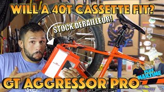 Can the GT Aggressor Pro handle a 40T...