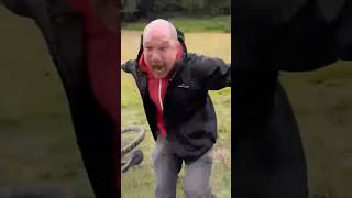 Crazy guy at mtb race  #mtb #crazy #fan