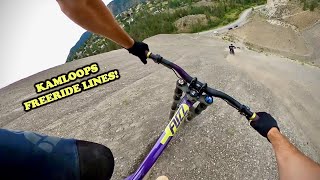 Riding Legendary Steep Freeride Lines and Sun...