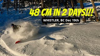 Whistler Peak Chair snowboard lap
