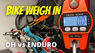 YT vs Yeti, DH vs Enduro. Plus bonus weigh...