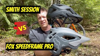 Smith Session vs Fox Speedframe Pro mountain...