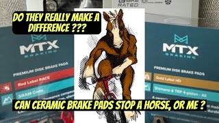 We ride and review MTX Braking and their Gold...