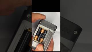 Did you take the batteries out of your...