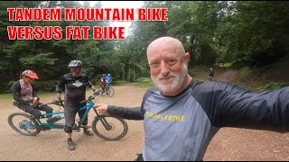 Tandem MTB vs Fat Bike | Downhill RACE!